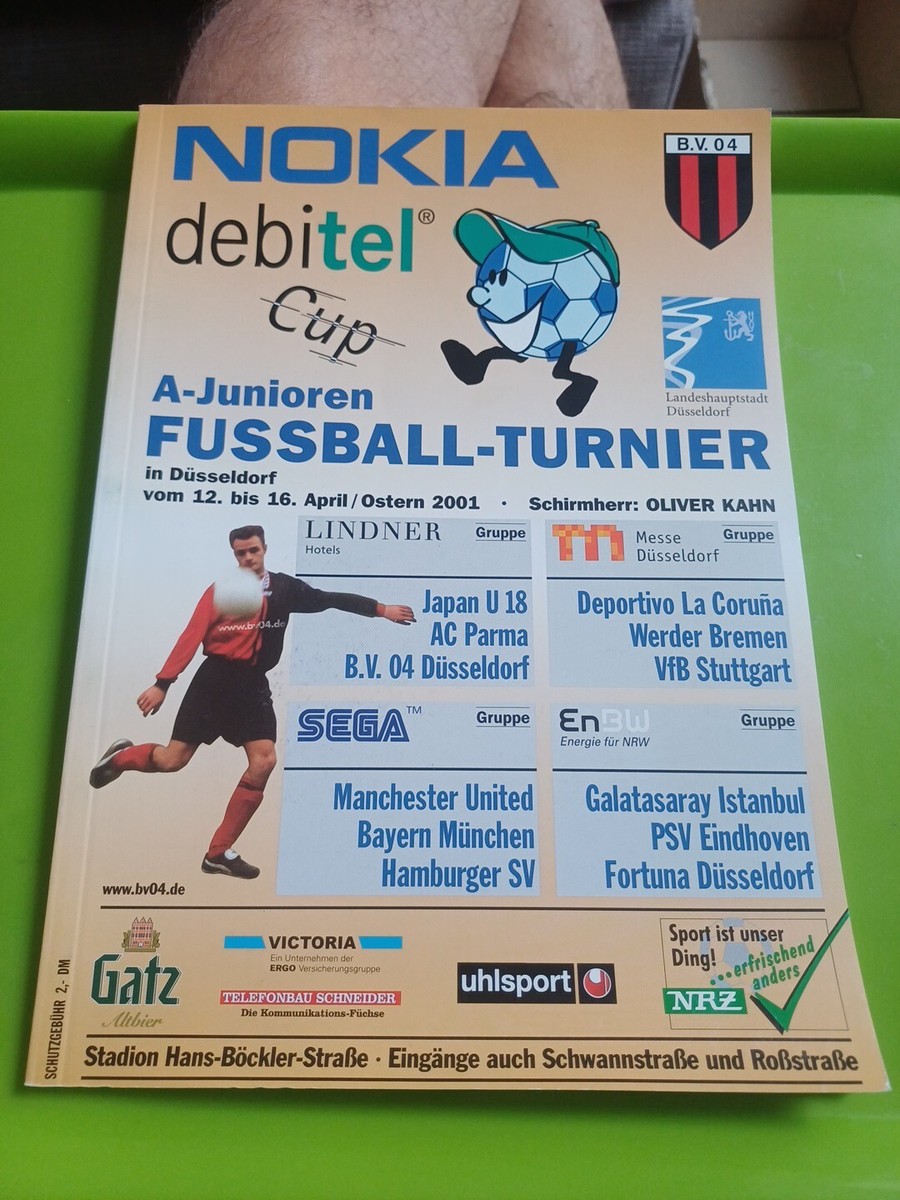 Historisches Programmheft des BV 04 Osterturniers