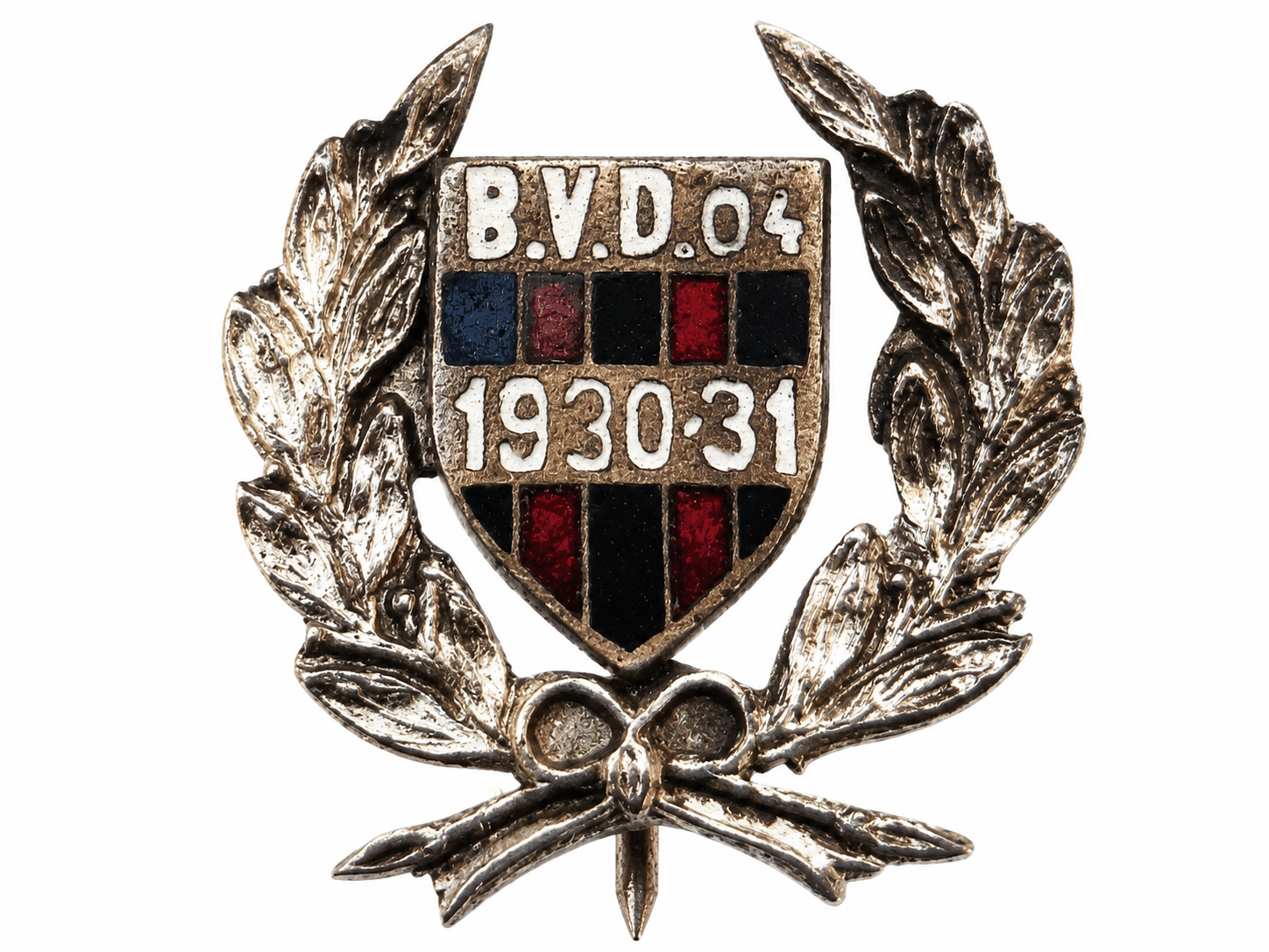 Historische Anstecknadel des BV 04 mit der Jahresangabe 1930/31
