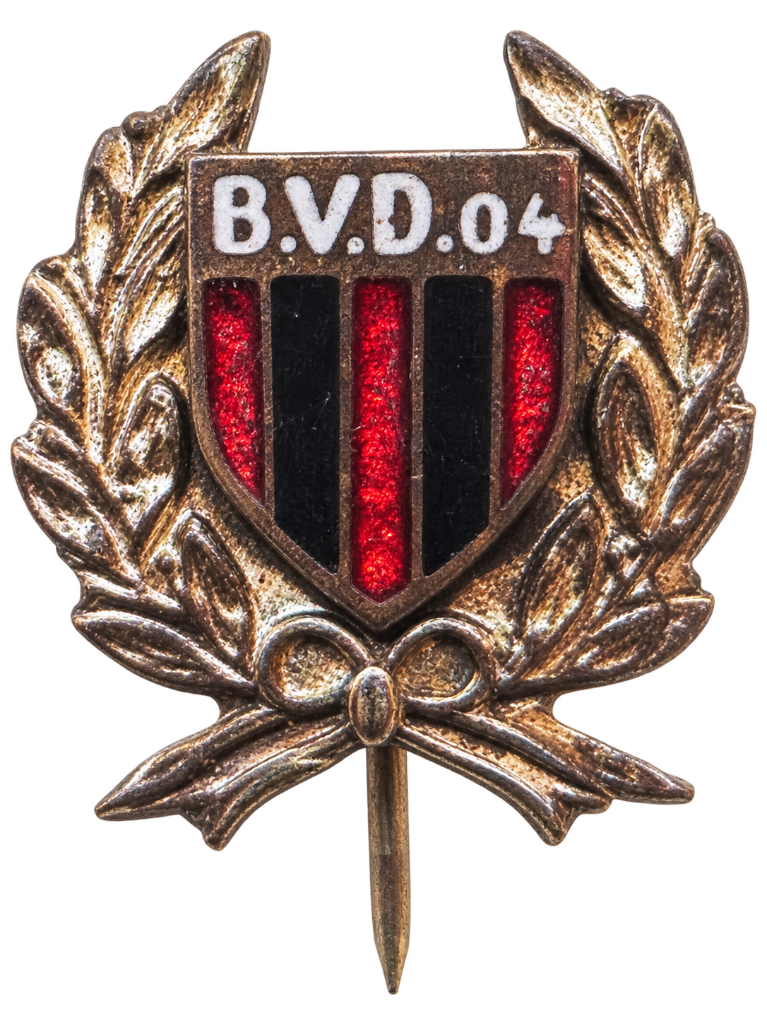 Historische Anstecknadel des BV 04 ohne überlieferte Jahresangabe